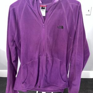 The North Face Vibrant Purple Fleece Hoodie